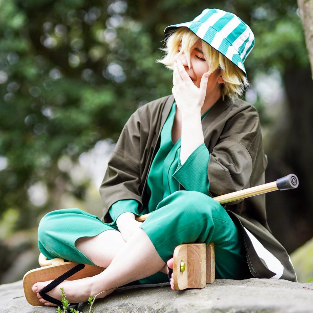 URAHARA KISUKE Handmade Bleach Cosplay Costume
